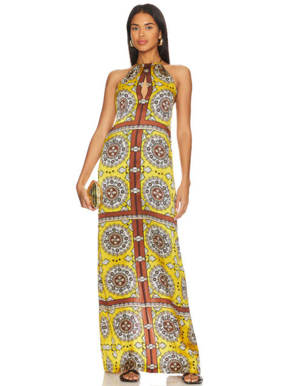 Nili Lotan Rigel 100% Silk Maxi Dress, $1,675 NWT, Size 00 - #2728